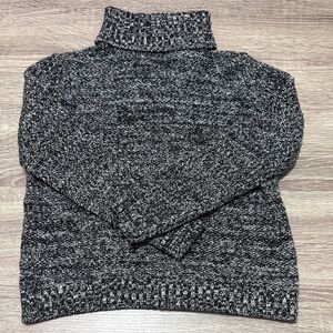 Merona Cozy Black and Gray Turtleneck Sweater S/P
